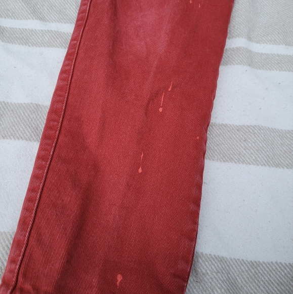 Vintage 1990s Marithe Francois Girbaud light red denim mom jeans - Picture 8 of 8